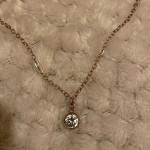 Rose gold necklace